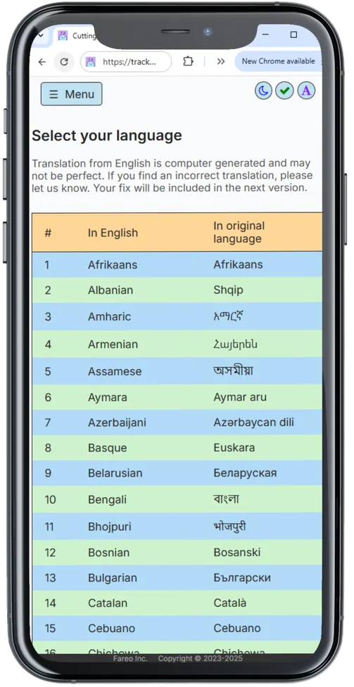 Supports 115 languages